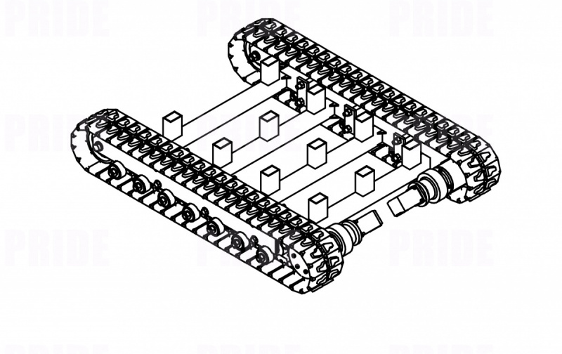 Шасси гусеничное модель XL